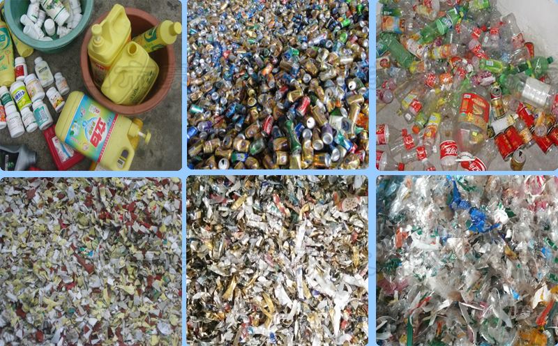 礦泉水瓶破碎機(jī)應(yīng)用效果